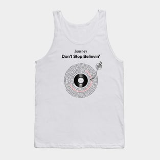 DON'T STOP LYRICS Tank Top